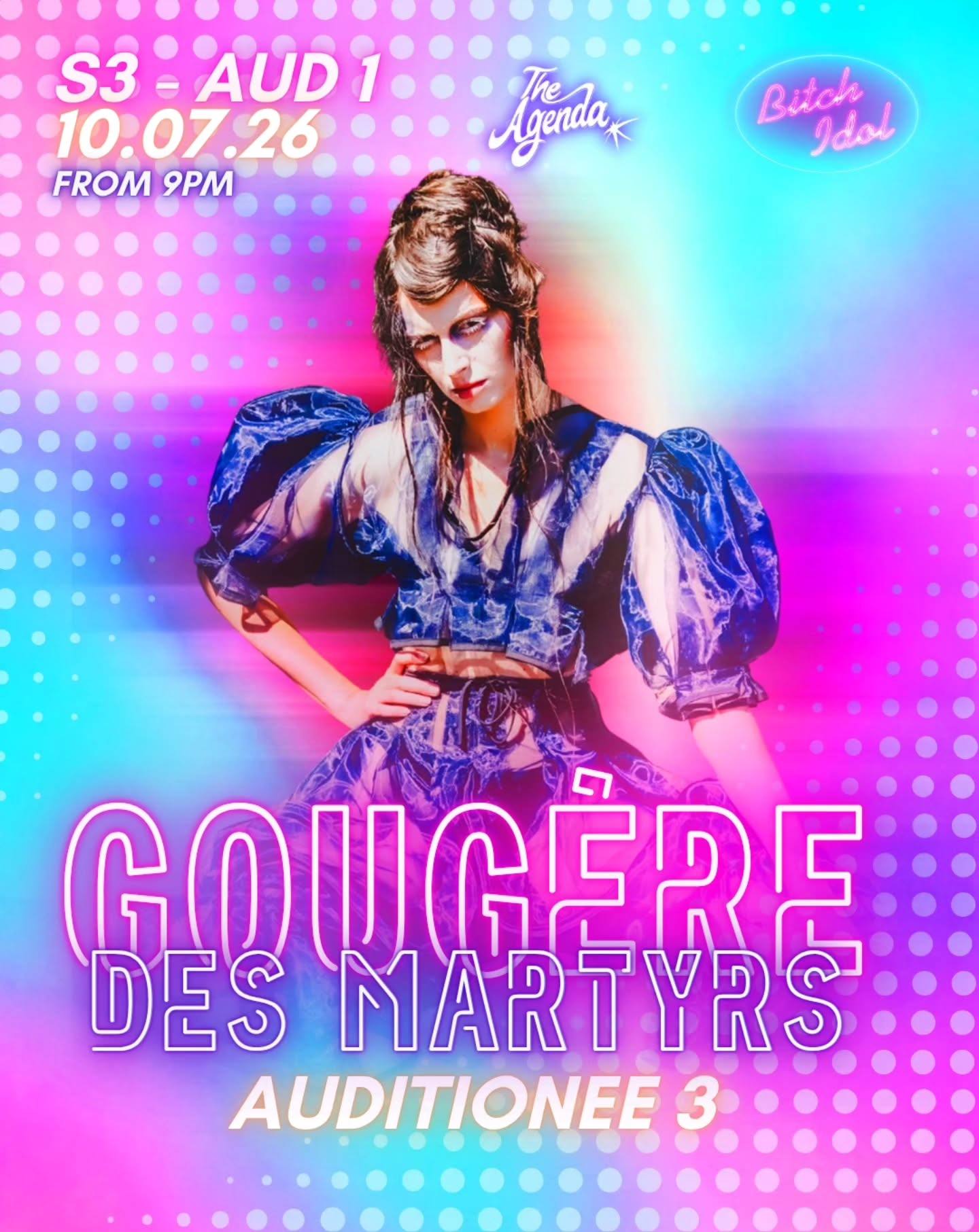 Portrait d’audition de Gougère des Martyrs